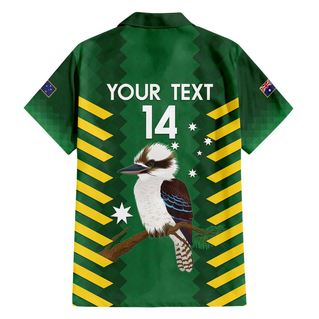 Custom Australia Field Hockey Family Matching Summer Maxi Dress and Hawaiian Shirt Go Champions Kookaburras National Color