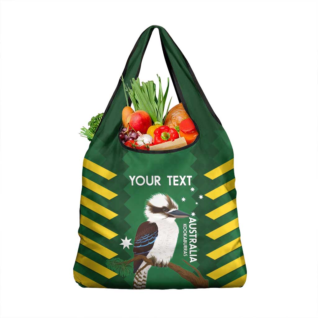 Custom Australia Field Hockey Grocery Bag Go Champions Kookaburras National Color