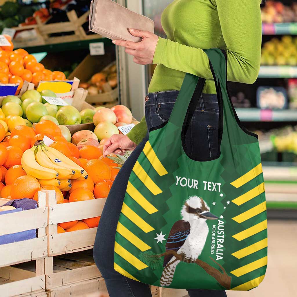 Custom Australia Field Hockey Grocery Bag Go Champions Kookaburras National Color