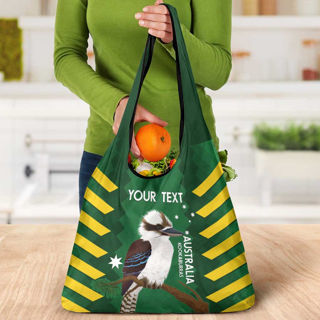 Custom Australia Field Hockey Grocery Bag Go Champions Kookaburras National Color