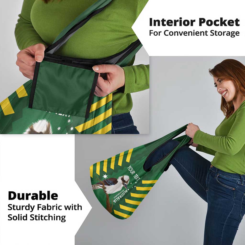 Custom Australia Field Hockey Grocery Bag Go Champions Kookaburras National Color