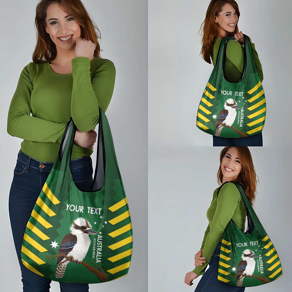 Custom Australia Field Hockey Grocery Bag Go Champions Kookaburras National Color