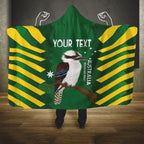 Custom Australia Field Hockey Hooded Blanket Go Champions Kookaburras National Color