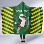 Custom Australia Field Hockey Hooded Blanket Go Champions Kookaburras National Color
