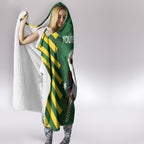 Custom Australia Field Hockey Hooded Blanket Go Champions Kookaburras National Color