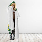 Custom Australia Field Hockey Hooded Blanket Go Champions Kookaburras National Color