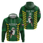 Custom Australia Field Hockey Hoodie Go Champions Kookaburras National Color