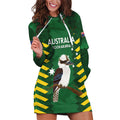 Custom Australia Field Hockey Hoodie Dress Go Champions Kookaburras National Color