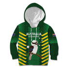 Custom Australia Field Hockey Kid Hoodie Go Champions Kookaburras National Color