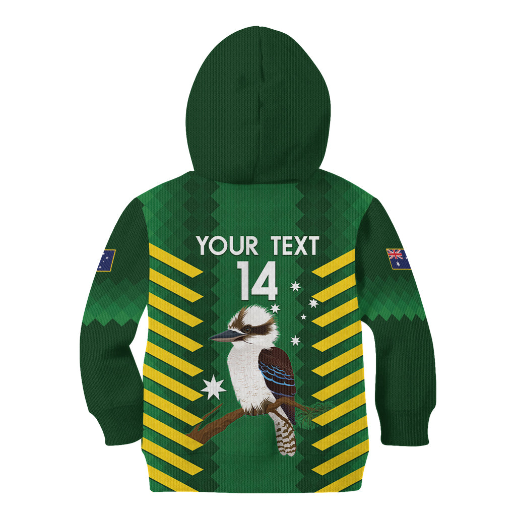 Custom Australia Field Hockey Kid Hoodie Go Champions Kookaburras National Color