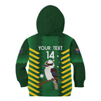 Custom Australia Field Hockey Kid Hoodie Go Champions Kookaburras National Color