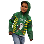 Custom Australia Field Hockey Kid Hoodie Go Champions Kookaburras National Color