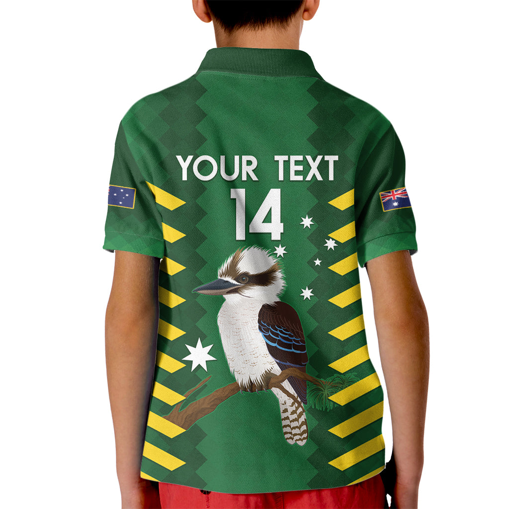 Custom Australia Field Hockey Kid Polo Shirt Go Champions Kookaburras National Color