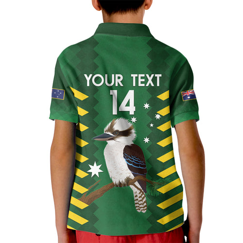 Custom Australia Field Hockey Kid Polo Shirt Go Champions Kookaburras National Color
