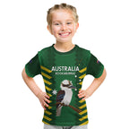 Custom Australia Field Hockey Kid T Shirt Go Champions Kookaburras National Color