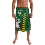 Custom Australia Field Hockey Lavalava Go Champions Kookaburras National Color
