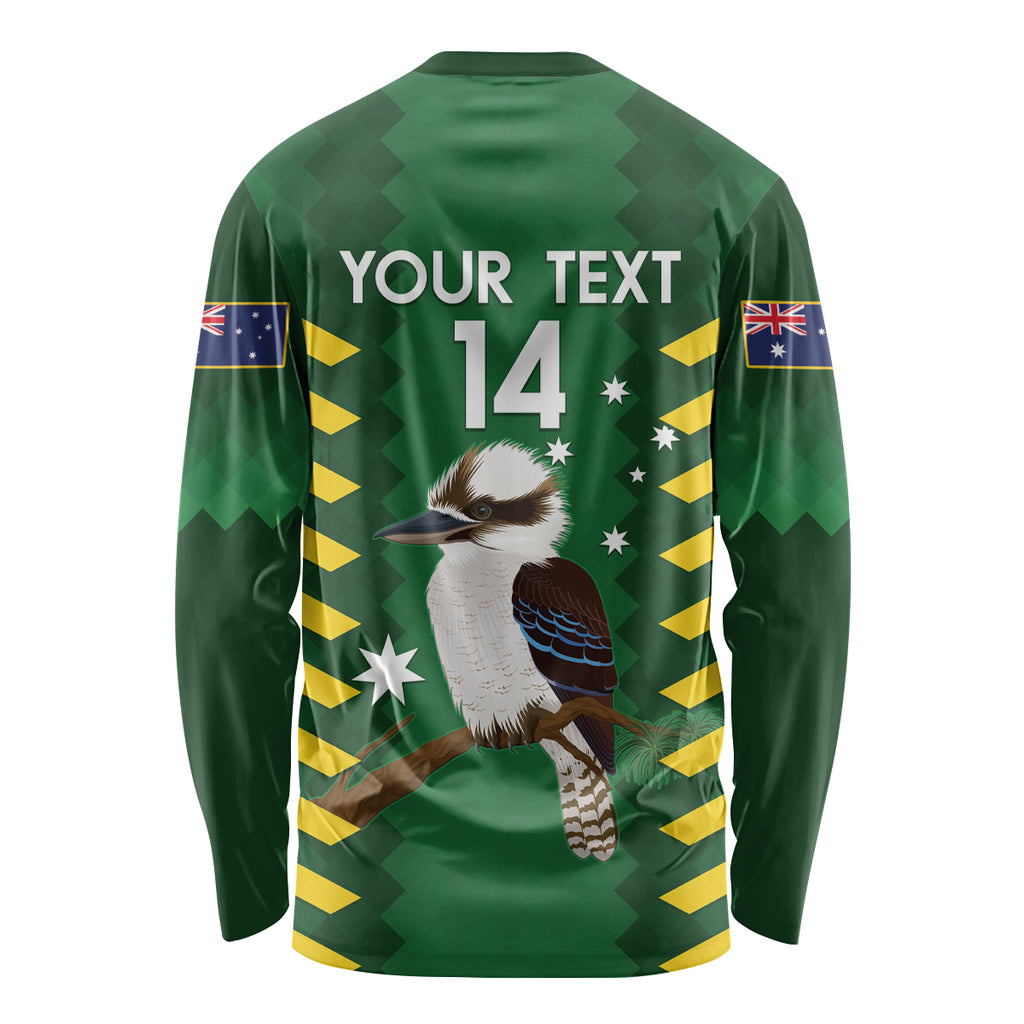 Custom Australia Field Hockey Long Sleeve Shirt Go Champions Kookaburras National Color