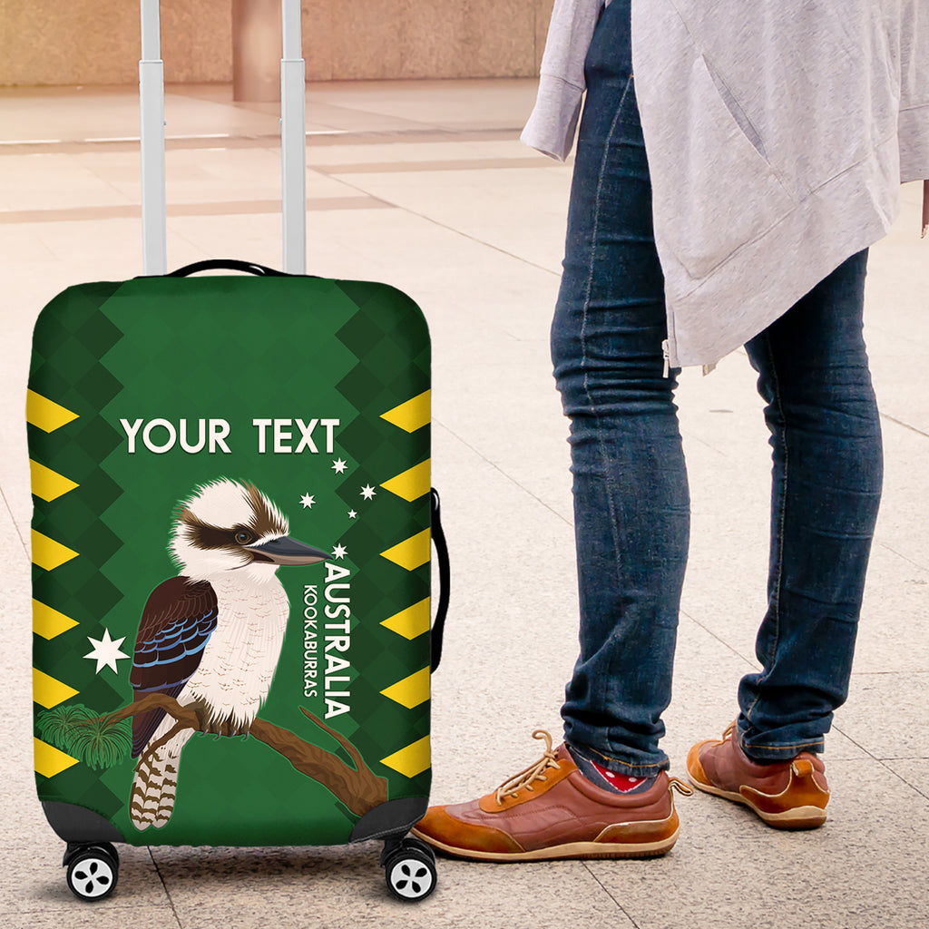 Custom Australia Field Hockey Luggage Cover Go Champions Kookaburras National Color