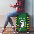 Custom Australia Field Hockey Luggage Cover Go Champions Kookaburras National Color