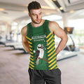 Custom Australia Field Hockey Men Tank Top Go Champions Kookaburras National Color