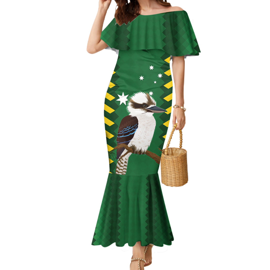 Custom Australia Field Hockey Mermaid Dress Go Champions Kookaburras National Color