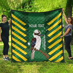 Custom Australia Field Hockey Quilt Go Champions Kookaburras National Color