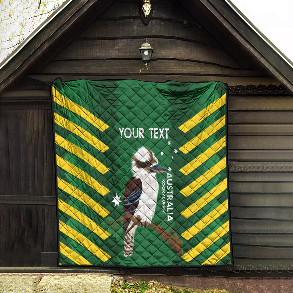 Custom Australia Field Hockey Quilt Go Champions Kookaburras National Color