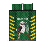 Custom Australia Field Hockey Quilt Bed Set Go Champions Kookaburras National Color