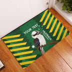 Custom Australia Field Hockey Rubber Doormat Go Champions Kookaburras National Color