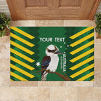 Custom Australia Field Hockey Rubber Doormat Go Champions Kookaburras National Color