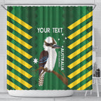 Custom Australia Field Hockey Shower Curtain Go Champions Kookaburras National Color