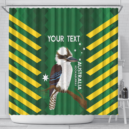 Custom Australia Field Hockey Shower Curtain Go Champions Kookaburras National Color