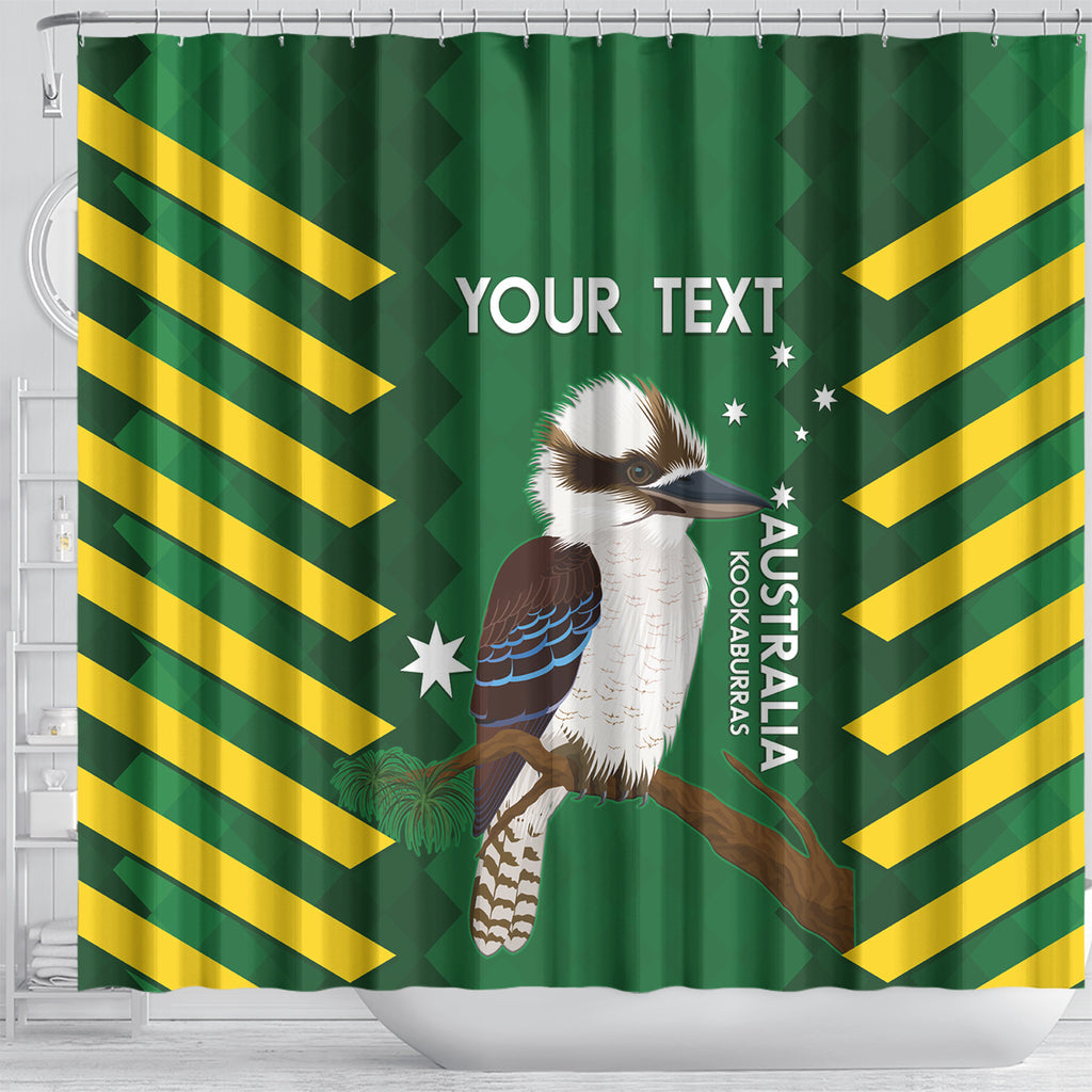 Custom Australia Field Hockey Shower Curtain Go Champions Kookaburras National Color