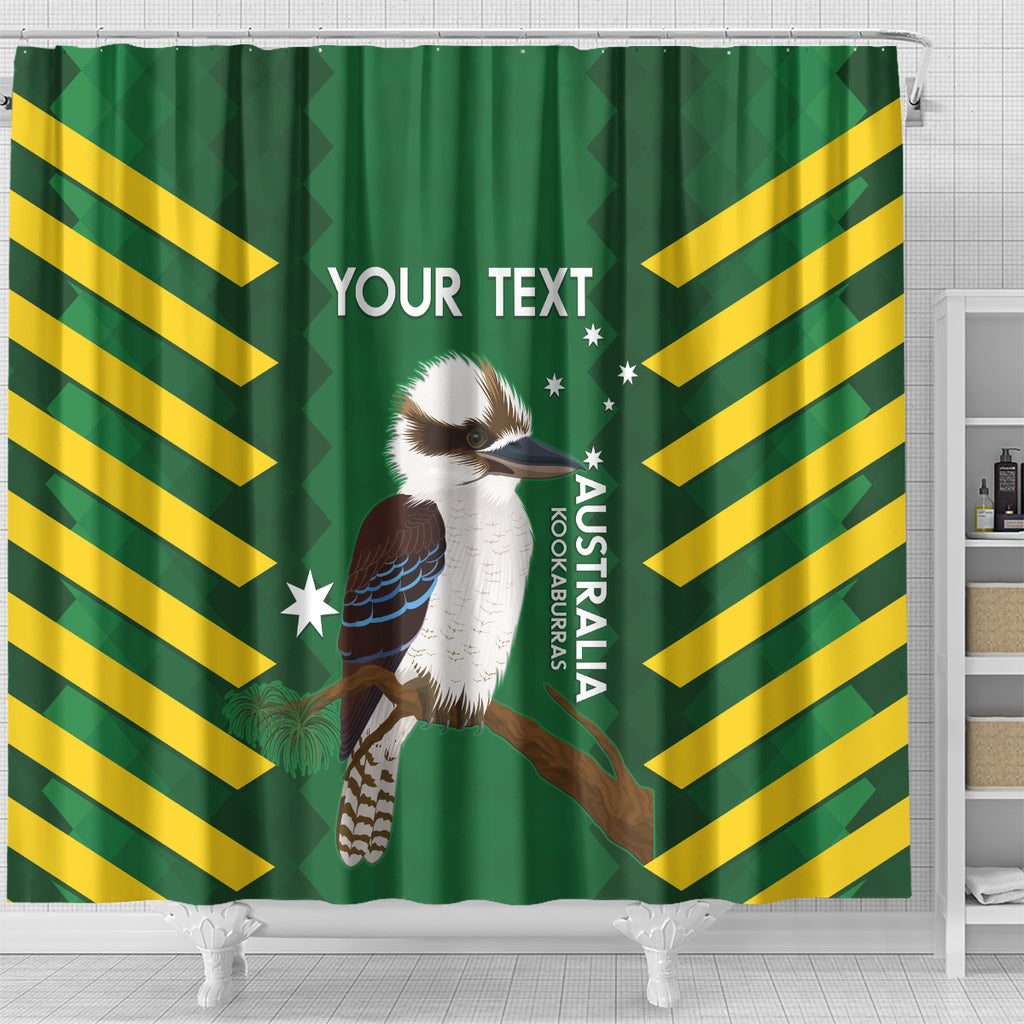 Custom Australia Field Hockey Shower Curtain Go Champions Kookaburras National Color