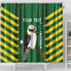 Custom Australia Field Hockey Shower Curtain Go Champions Kookaburras National Color