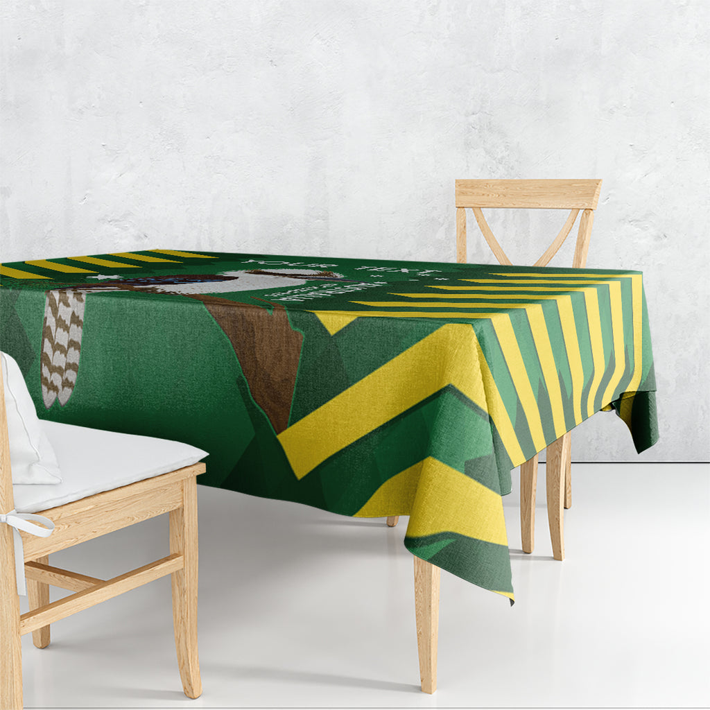 Custom Australia Field Hockey Tablecloth Go Champions Kookaburras National Color