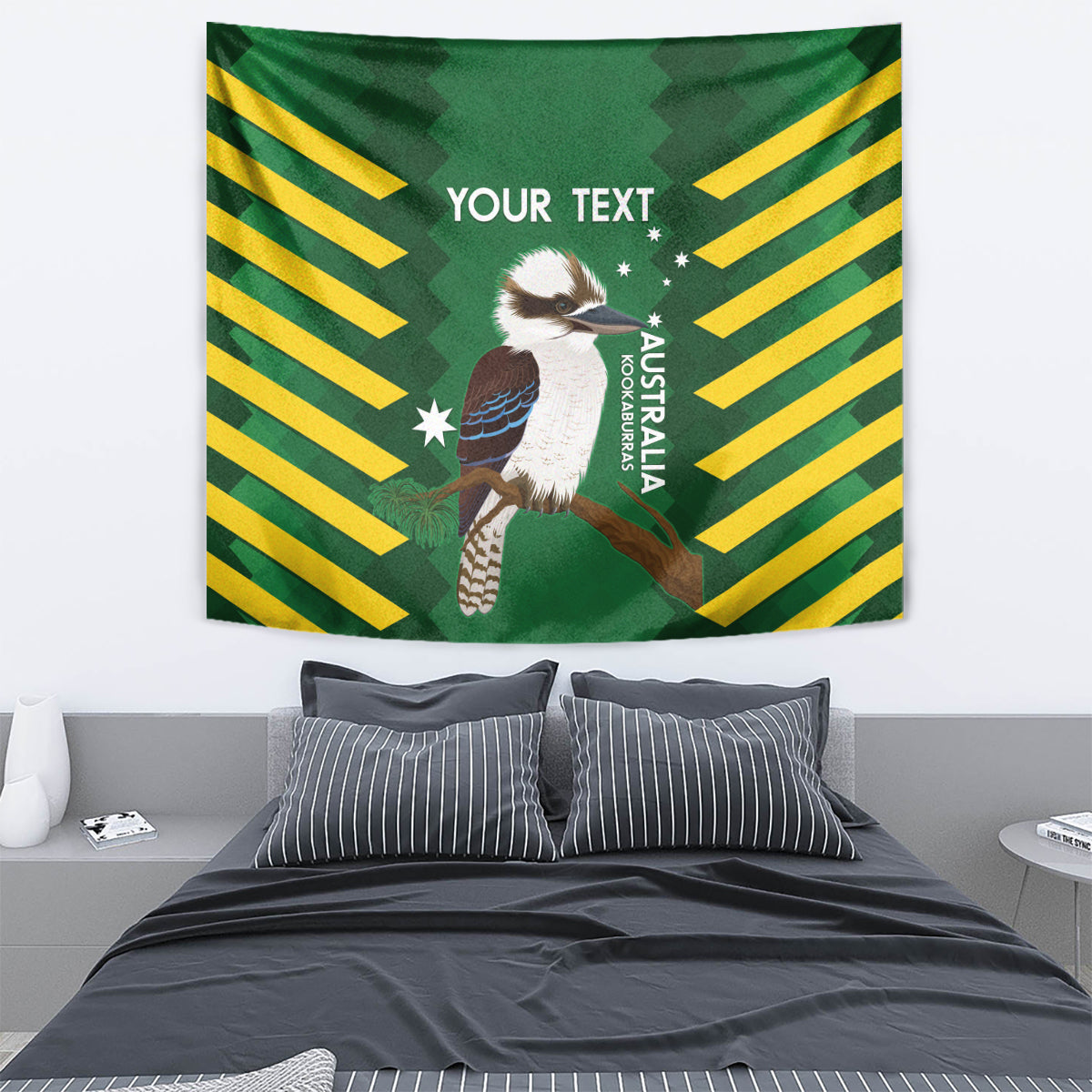Custom Australia Field Hockey Tapestry Go Champions Kookaburras National Color
