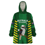 Custom Australia Field Hockey Wearable Blanket Hoodie Go Champions Kookaburras National Color