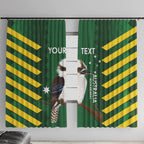 Custom Australia Field Hockey Window Curtain Go Champions Kookaburras National Color