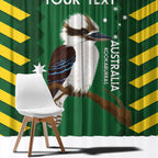 Custom Australia Field Hockey Window Curtain Go Champions Kookaburras National Color