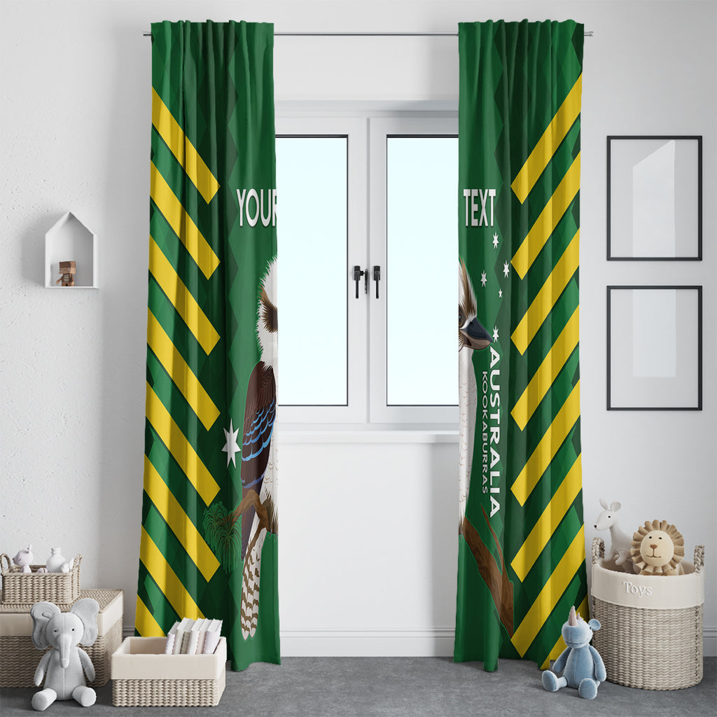 Custom Australia Field Hockey Window Curtain Go Champions Kookaburras National Color