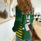 Custom Australia Field Hockey Women Casual Shirt Go Champions Kookaburras National Color