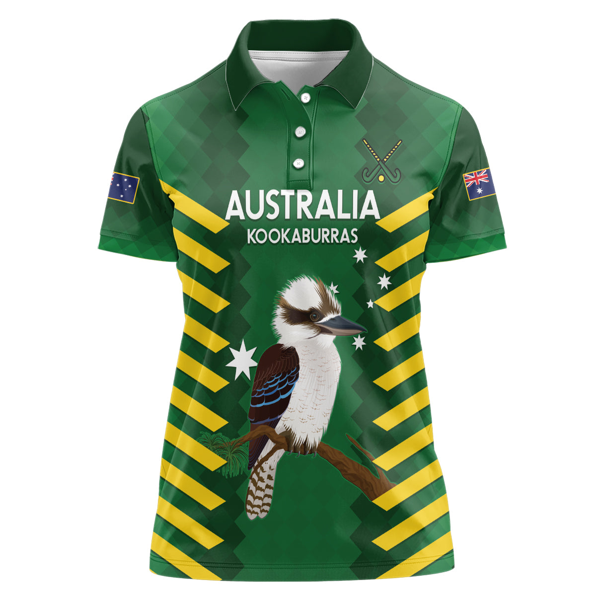 Custom Australia Field Hockey Women Polo Shirt Go Champions Kookaburras National Color