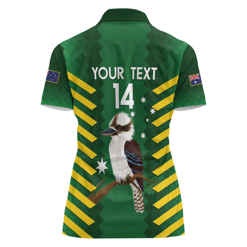 Custom Australia Field Hockey Women Polo Shirt Go Champions Kookaburras National Color