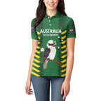 Custom Australia Field Hockey Women Polo Shirt Go Champions Kookaburras National Color