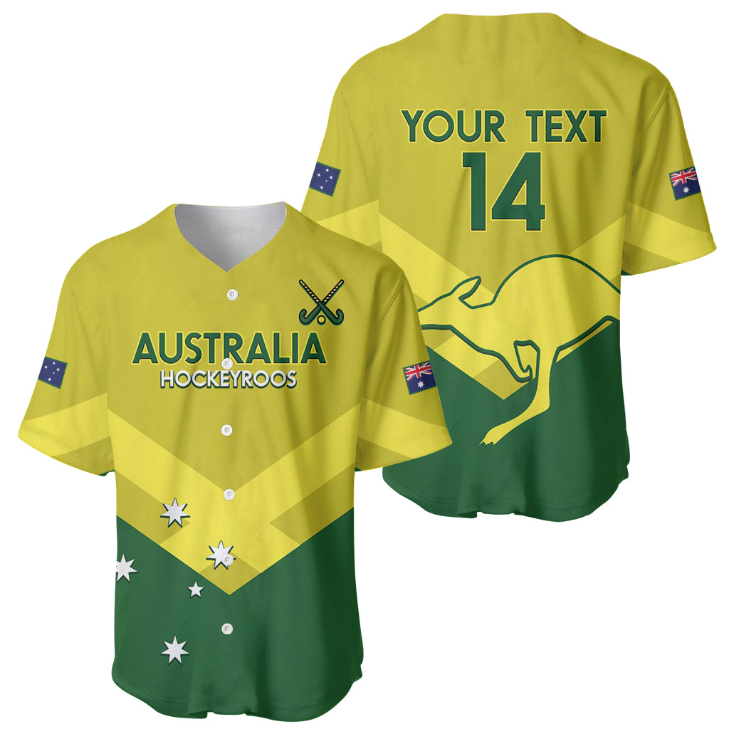 Custom Australia Field Hockey Baseball Jersey Go Champions Hockeyroos National Color