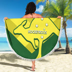 Custom Australia Field Hockey Beach Blanket Go Champions Hockeyroos National Color