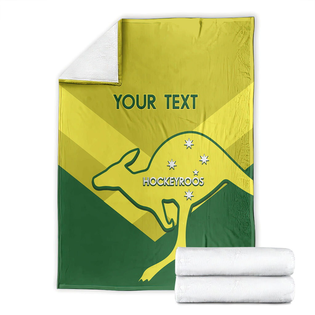 Custom Australia Field Hockey Blanket Go Champions Hockeyroos National Color