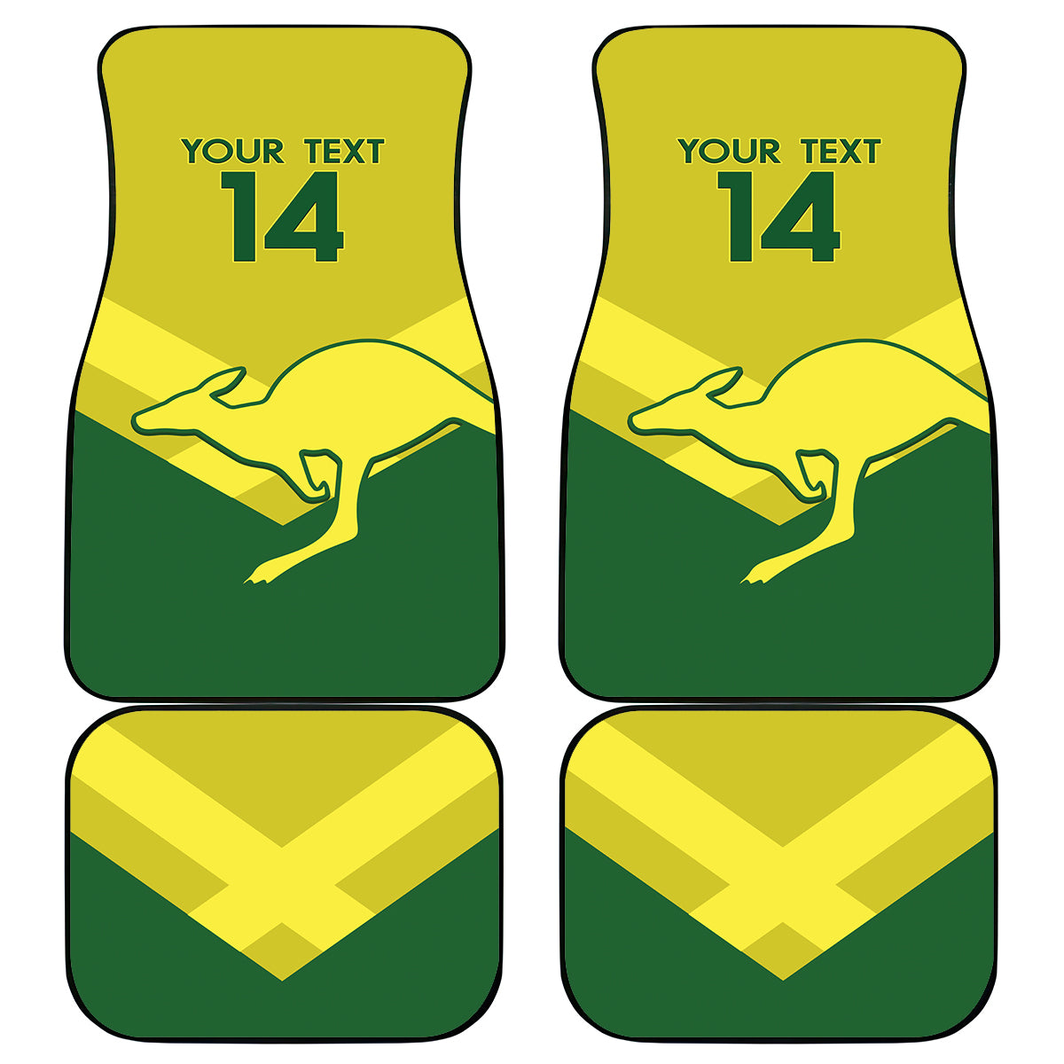Custom Australia Field Hockey Car Mats Go Champions Hockeyroos National Color