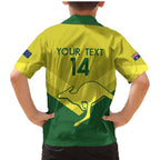 Custom Australia Field Hockey Family Matching Mermaid Dress and Hawaiian Shirt Go Champions Hockeyroos National Color